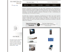 Tablet Screenshot of biometricstech.com